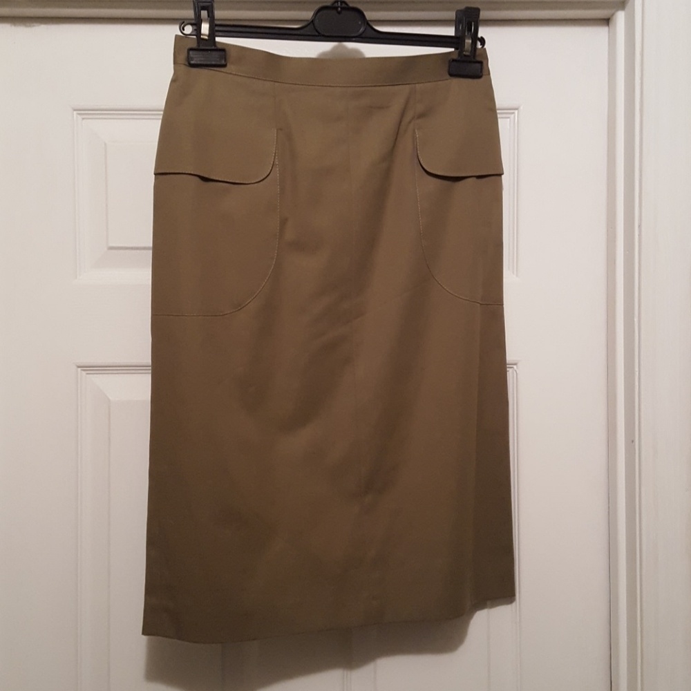 Gino Sartore Cotton Skirt Made in Italy Sz 8
